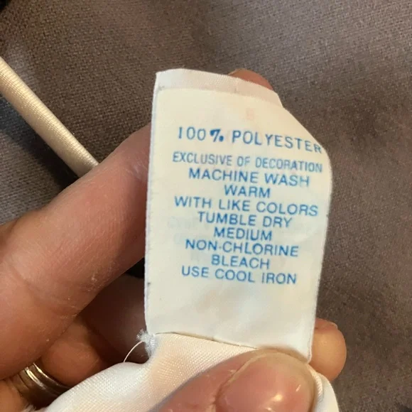 🌸Bright White Lace Trim full slip/ Nightgown - Picture 6 of 8